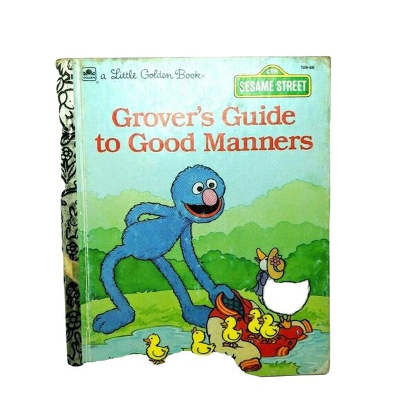 Sesame Street Golden Books Grover's Guide to Good Manners 1992/Constance Allen - Picture 1 of 5